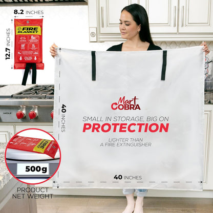 Emergency Fire Safety Blanket Set